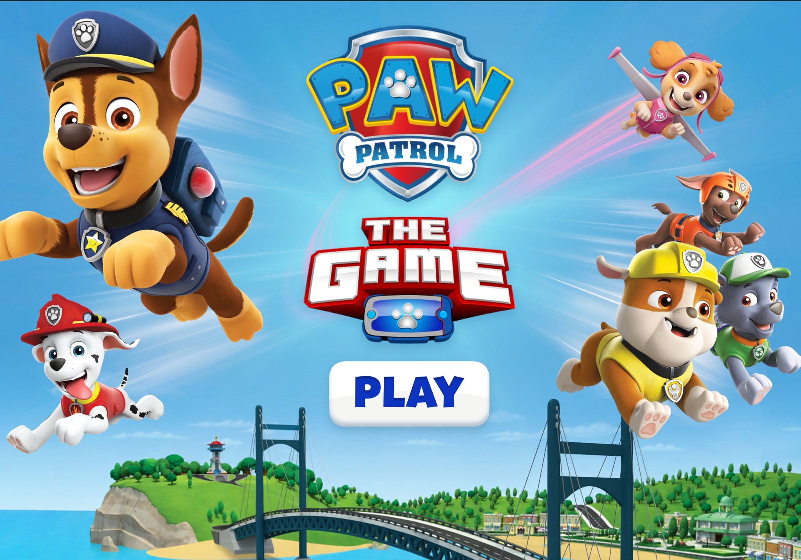 PAW Patrol: The Game splash screen